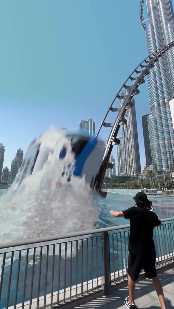 Botim Train Roller Coaster Ride in Burj Khalifa