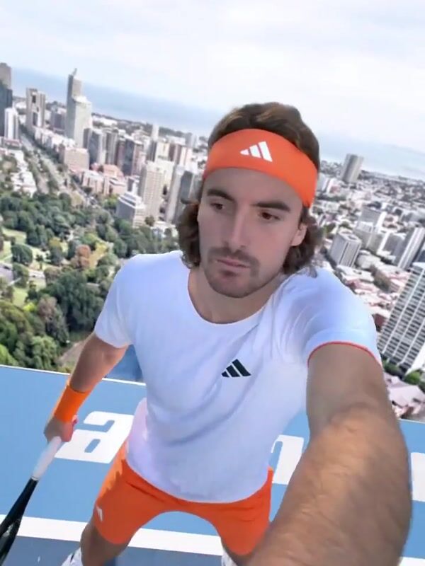Adidas Tennis Court on Rooftop