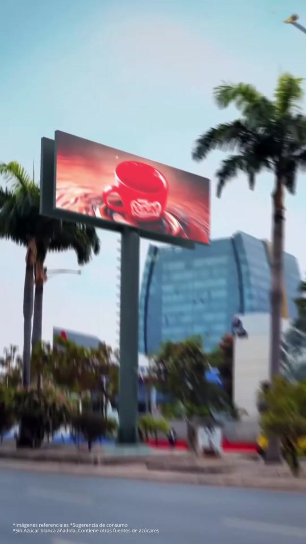 Ricacao Sachet Pouch Jumps Out of Billboard