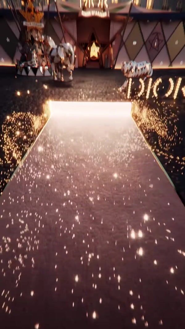 Dior Beauty Paris Flagship Lights Up