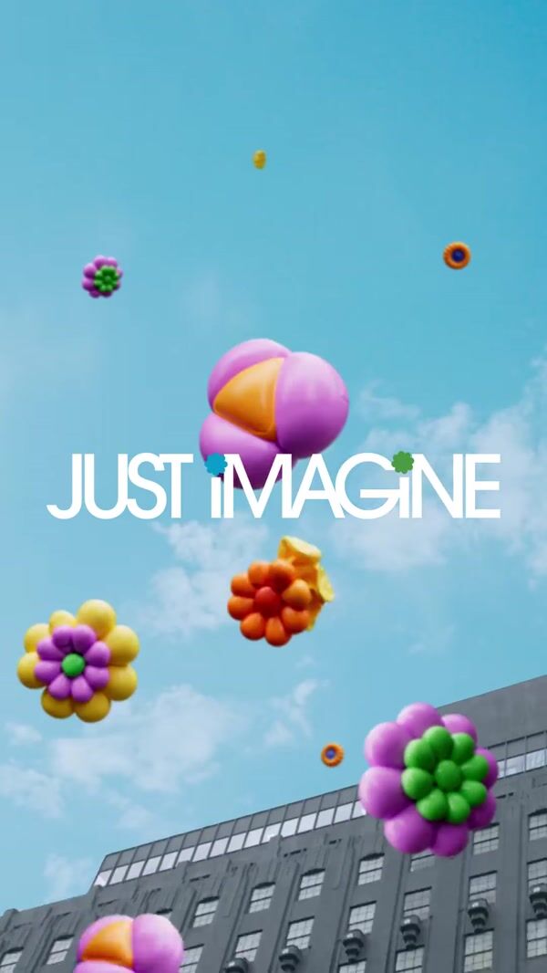 Bloomingdale's Colorful Flower Balloons Float at Storefront