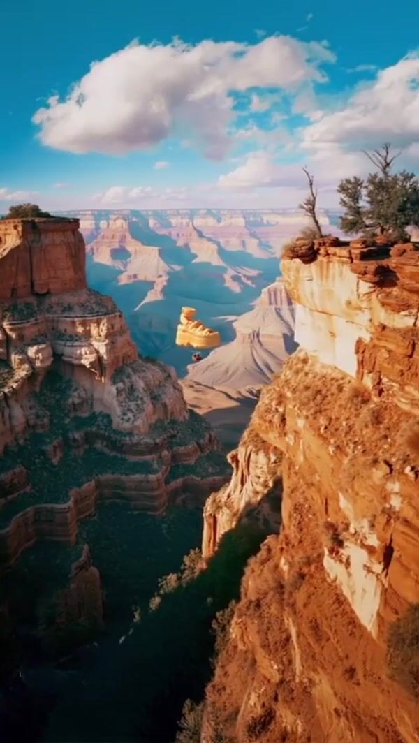 UGG UGG Sandal Hot Air Balloon Above Canyon