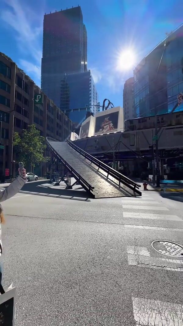Aritzia Shopping Bags Rail Transit in the City