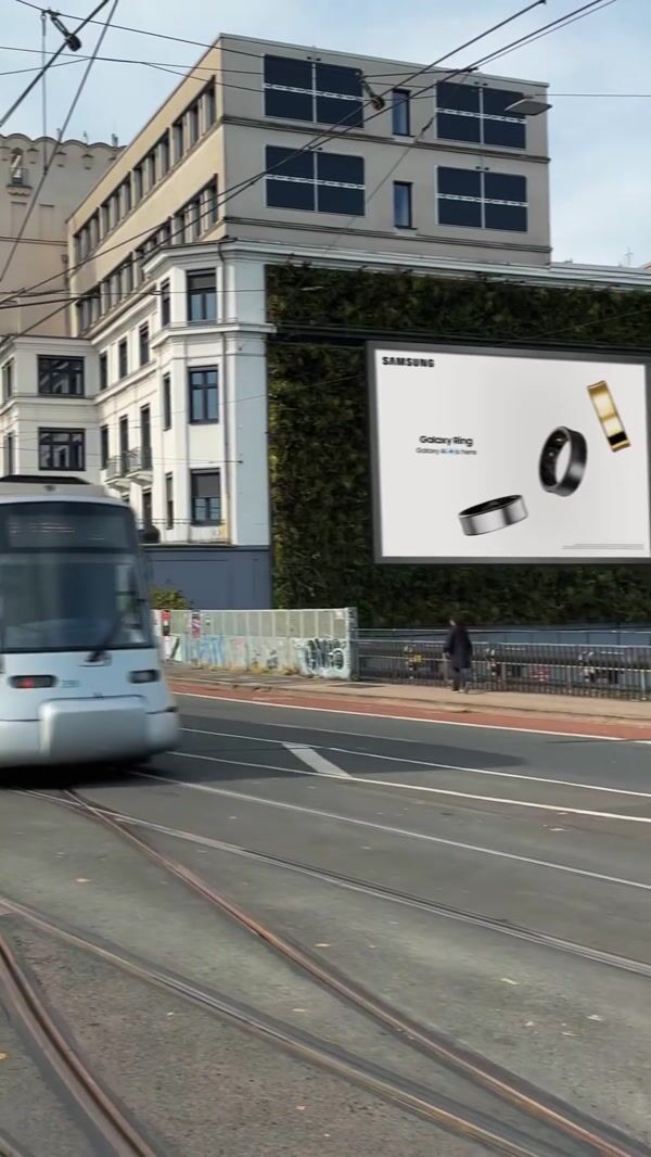 Samsung Billboard Ring Fits Finger
