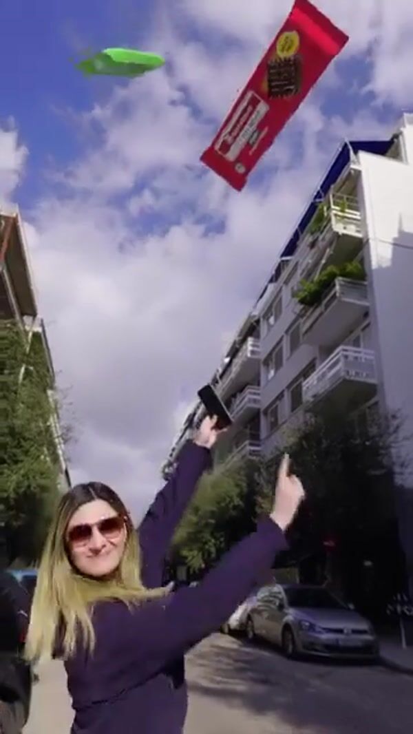Papadopoulos Massive Snacks Fly Over the City
