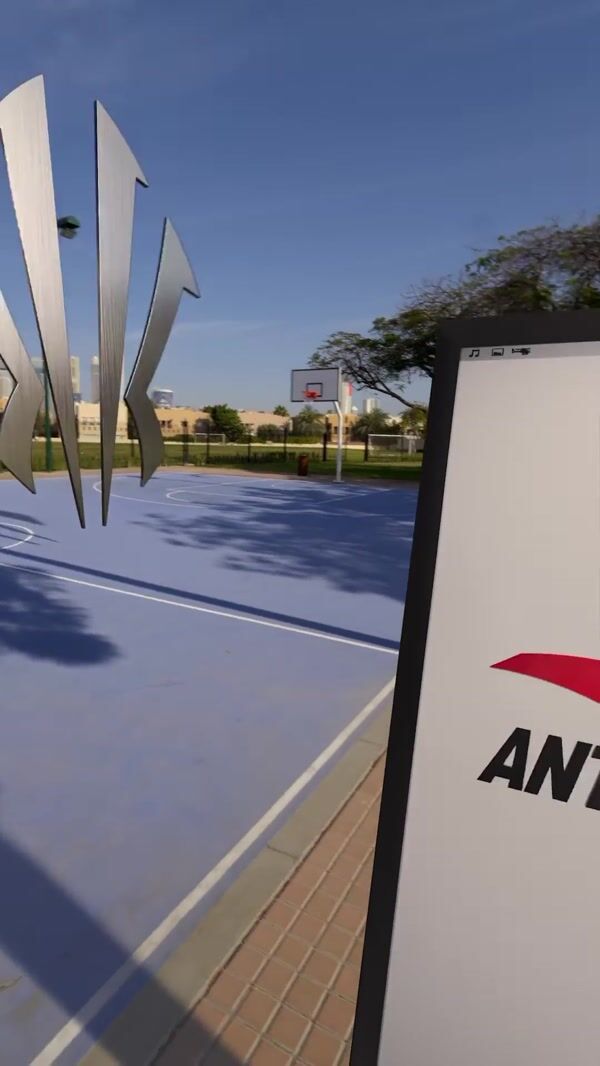 Anta Sports Robotic Hand Presents Giant Shoe