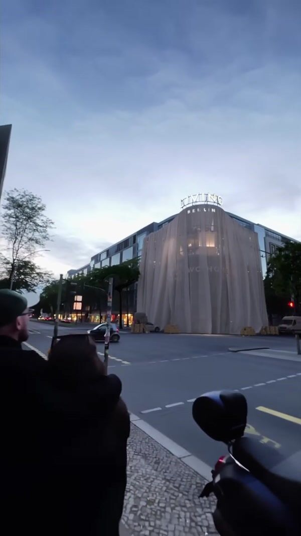 IWC Home Store Draped with Curtain