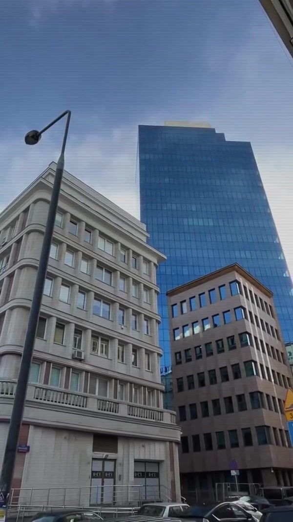 MMC Red Jacket Flying Above Warsaw