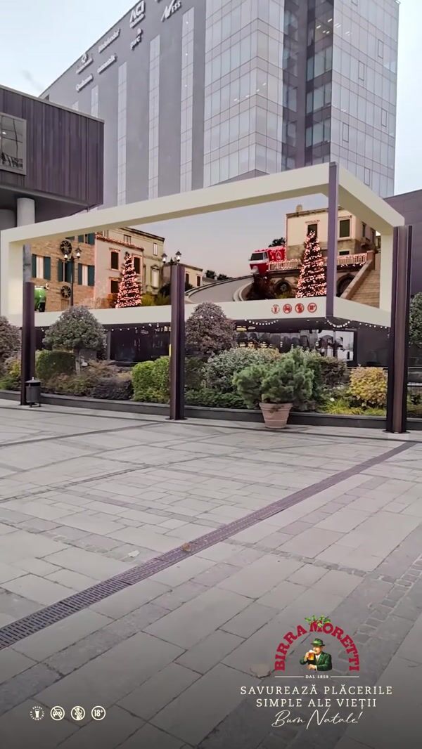 Birra Moretti Can Emerges from 3D Screen