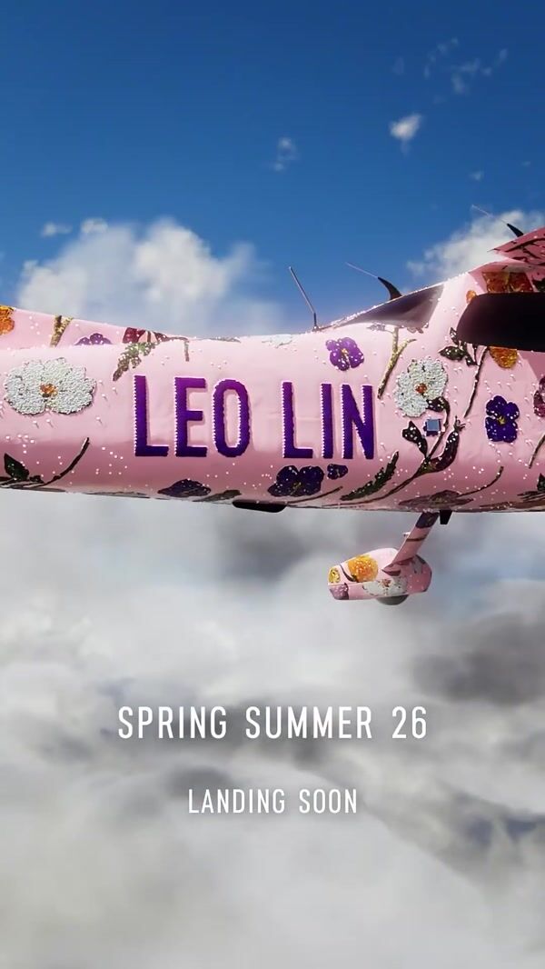 Leo Lin Floral Aircraft Lands on Petal Runway