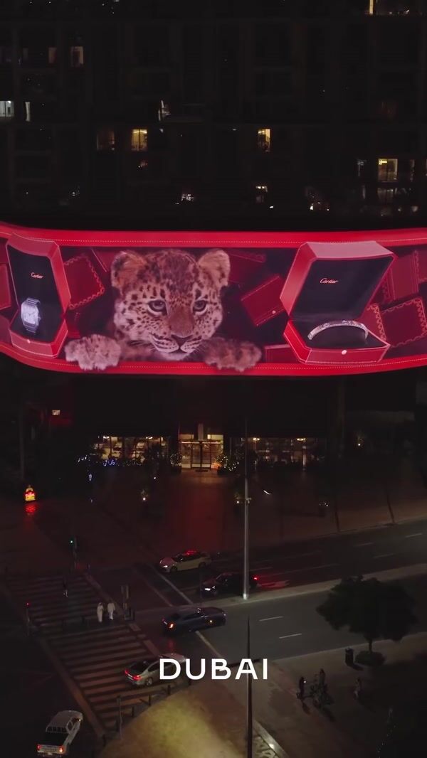 Cartier Baby Panther Peeks Out of Display