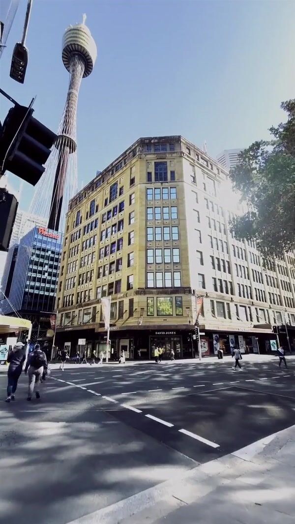 Afterpay Fashion Facade Reveal At David Jones Sydney
