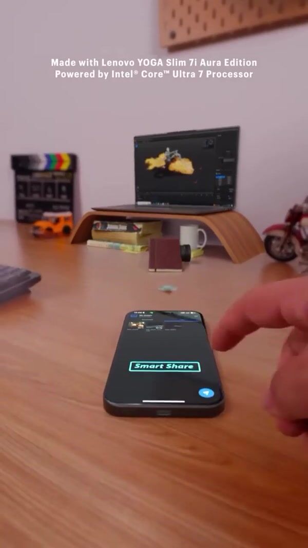 Lenovo Ghost Rider Emerges From Phone Screen