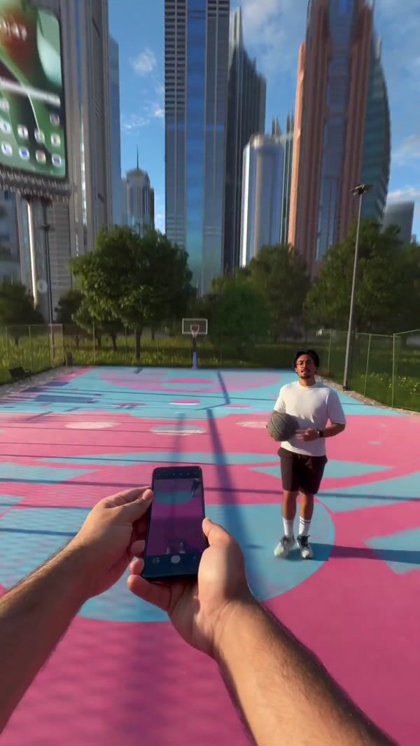 Motorola Flip Phone Flips Basketball Court