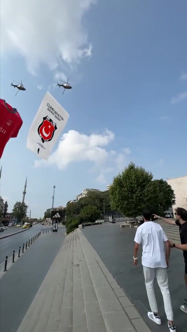 Adidas Helicopters Takes Jersey and Flag in Turkey