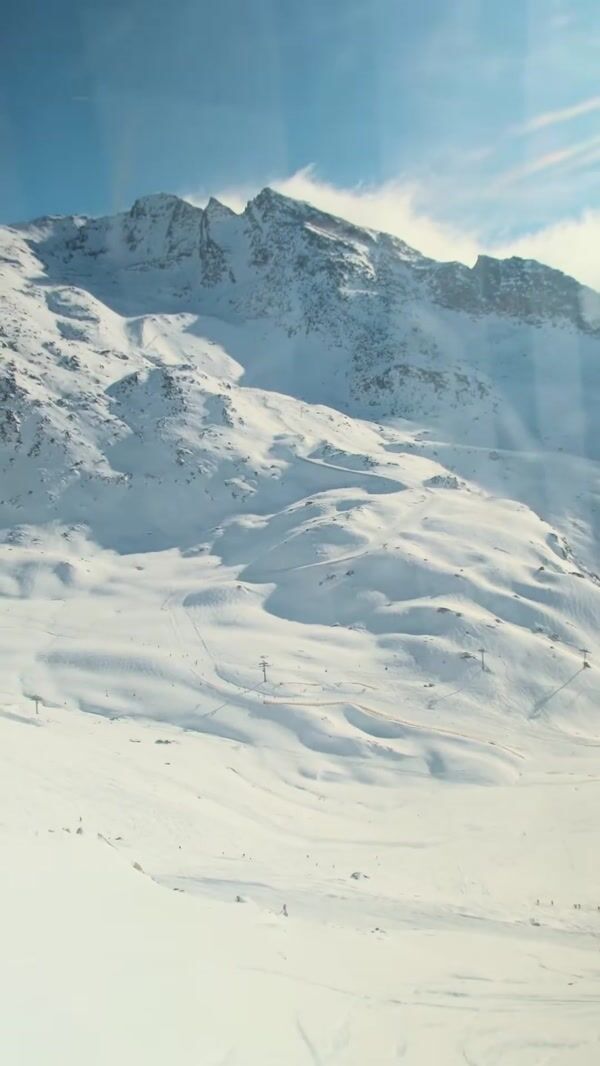 Orelle Ski Gondola Transforms into Spacecraft