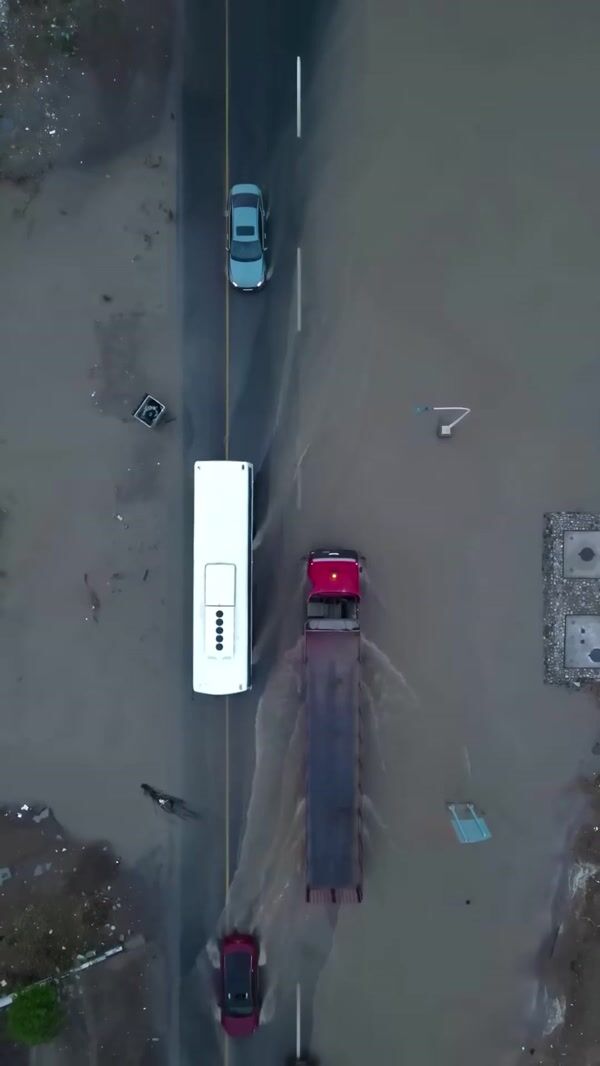 E.Leclerc Supermarket Under Floodwater