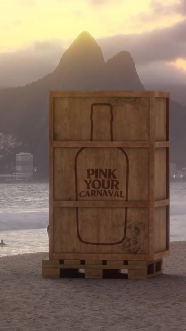 Ballena Crate Reveals Liquor Bottle on Beach