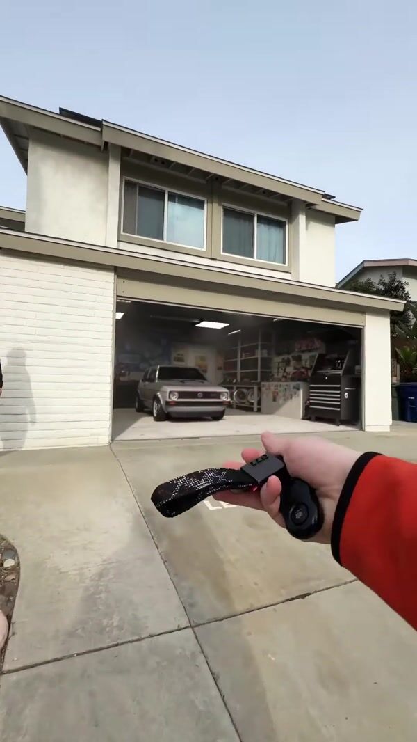 Volkswagen Concept Car Flips in Garage