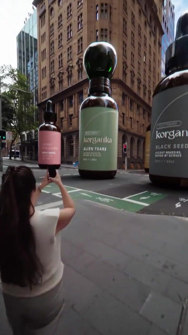 Korganika Serum Turns Street into Garden