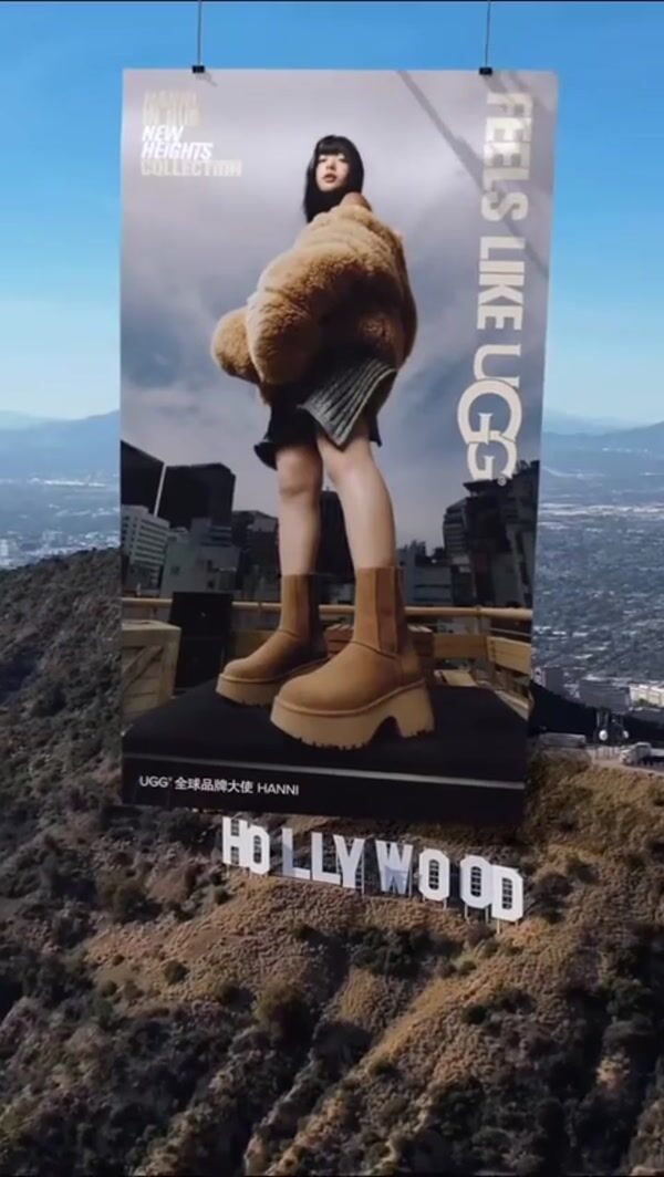 UGG Poster Reveals Boots at Hollywood Sign