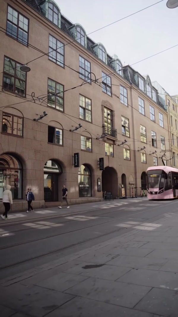 Who is She Pink Tram Installation on Prinsens Gate