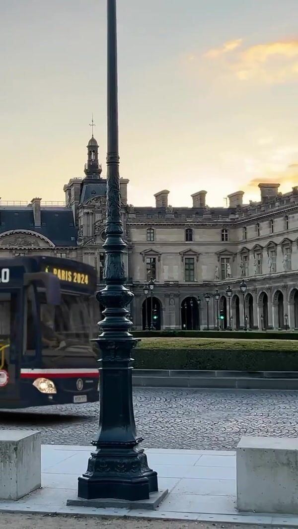Ralph Lauren Polo Bear Riding on Top of Bus in Paris