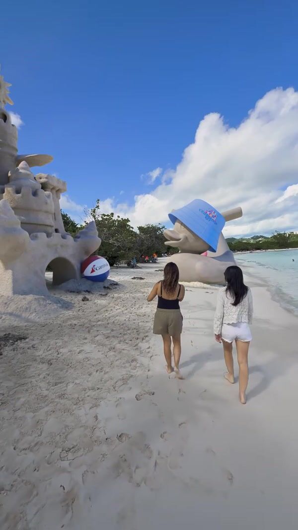 Carnival Cruise Rubber Ducky Sand Sculpture