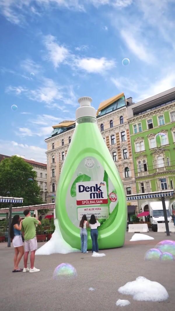 DM Giant Dishwasher Liquid Release Bubbles