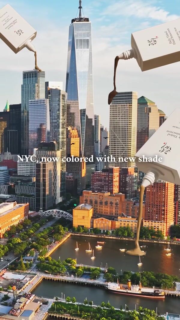 Beauty of Joseon Giant Products Dispense Over NYC
