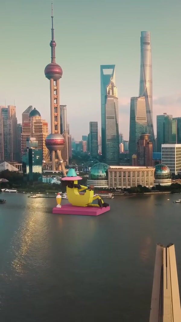 LEGO Custom Build Blocks Spotted in Cities