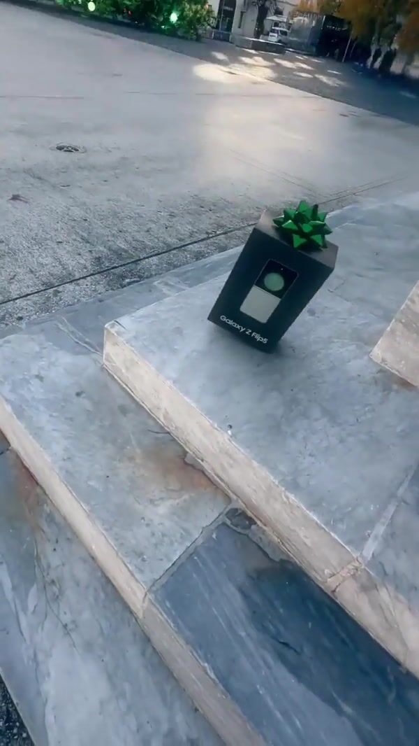 Samsung Products Land Before Giant Christmas Tree