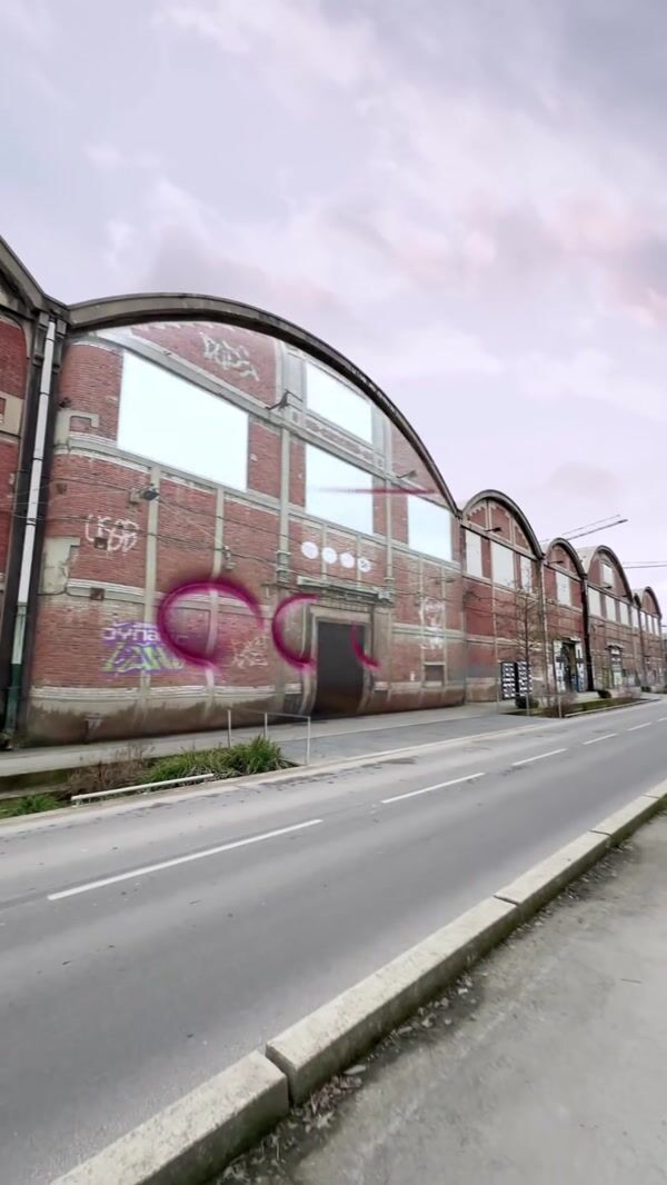 Nike Industrial Building Transforms Into Portal