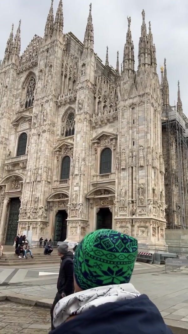 Findus Captain Spotted at Duomo di Milano