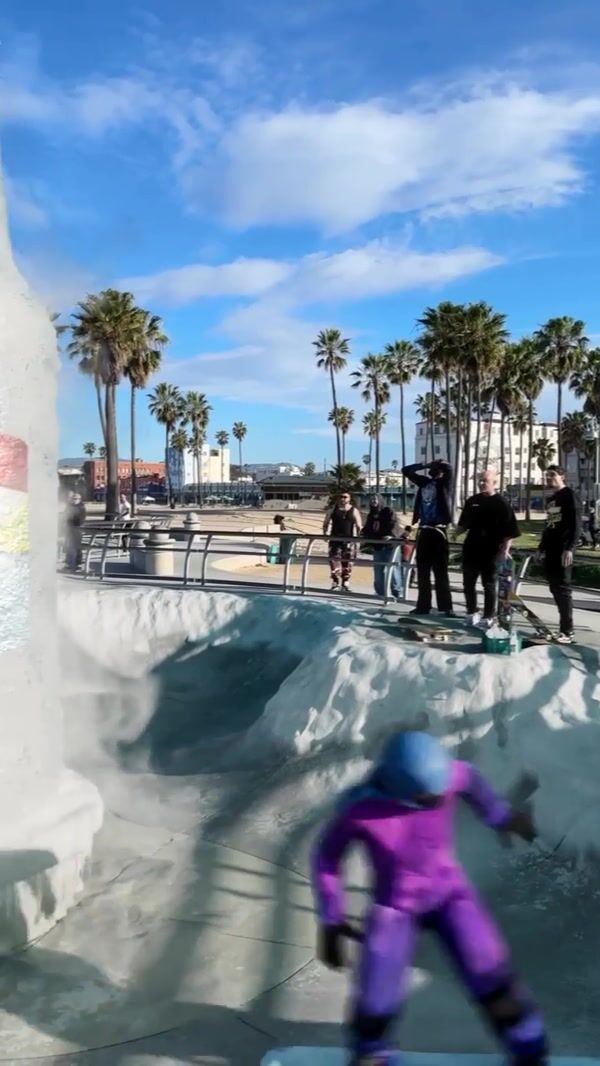 Smirnoff Ice Frozen Skatepark in Venice Beach