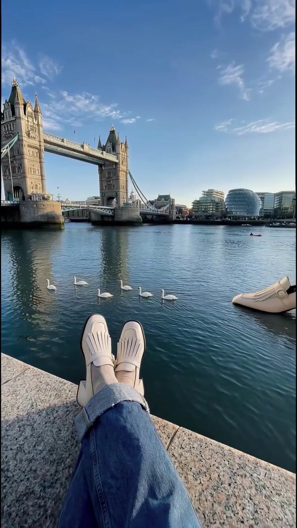 ME+EM Giant Loafers Drift Along River Thames