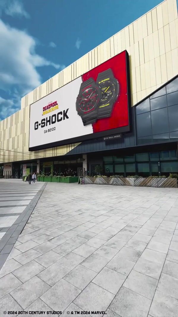 G-SHOCK Watches Emerges from Digital Screen
