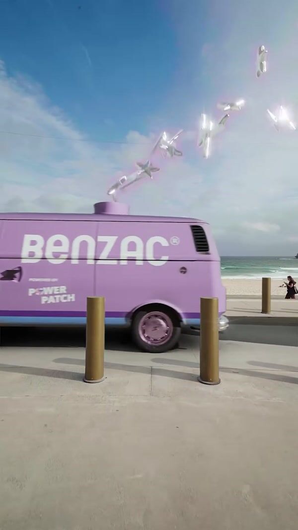 Benzac Van Pours Out Packages on Street