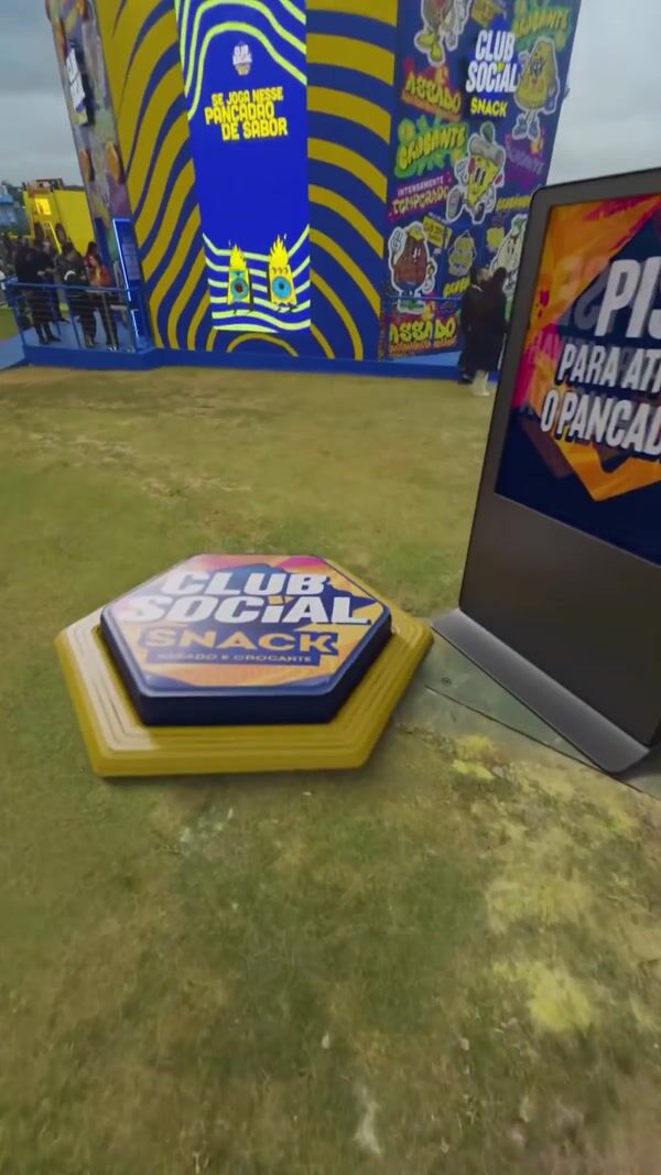 Club Social Snacks Spill Out from Booth