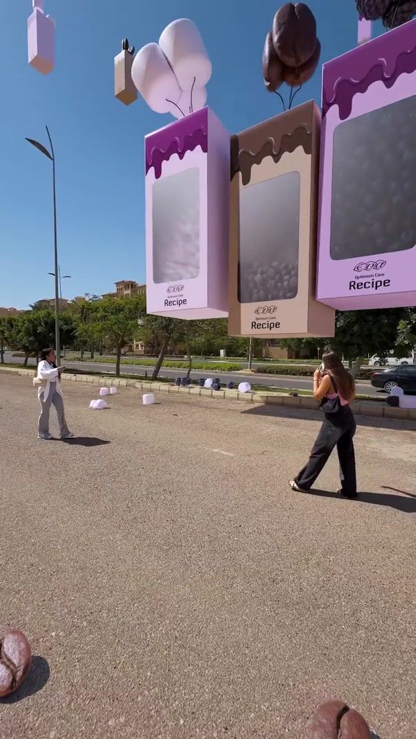 Eva Recipe Giant Shampoo Bottles Land on Street