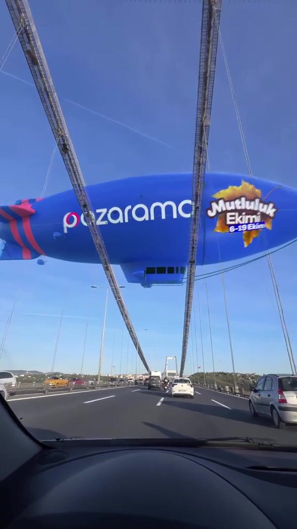 Pazarama Giant Blimp Showers Tickets