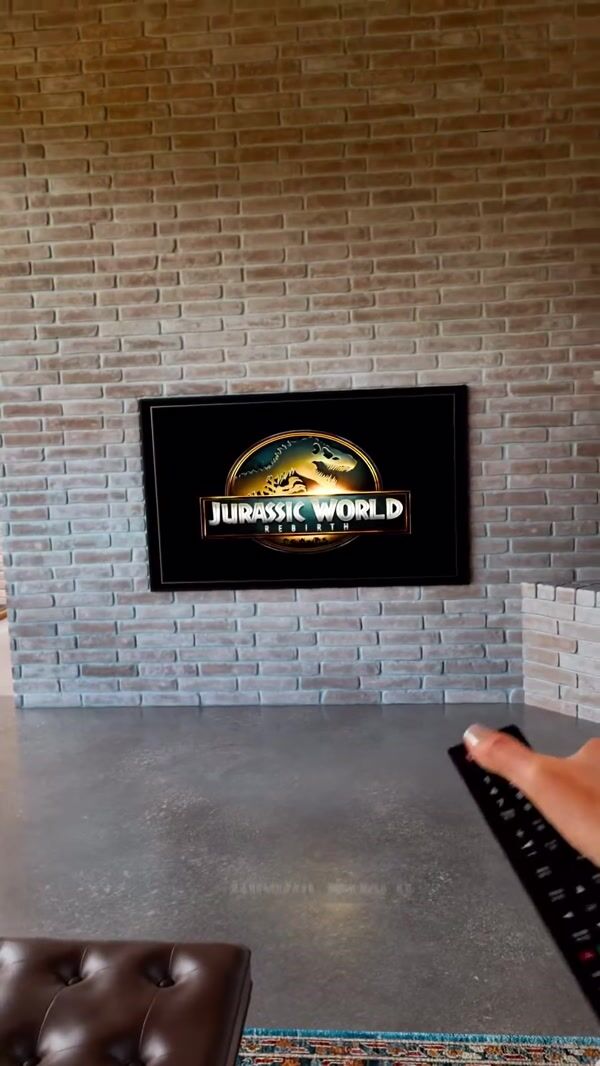 Jurassic World Man Chased by T-Rex