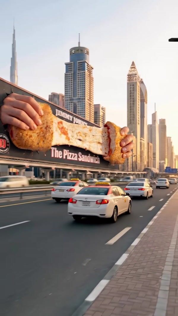 Jimmy John’s Cheese Pull Spans Billboard