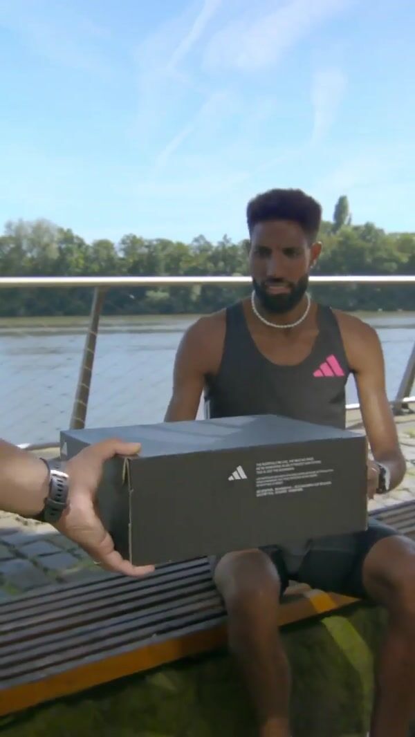 Adidas Sneaker Floating From Shoe Box