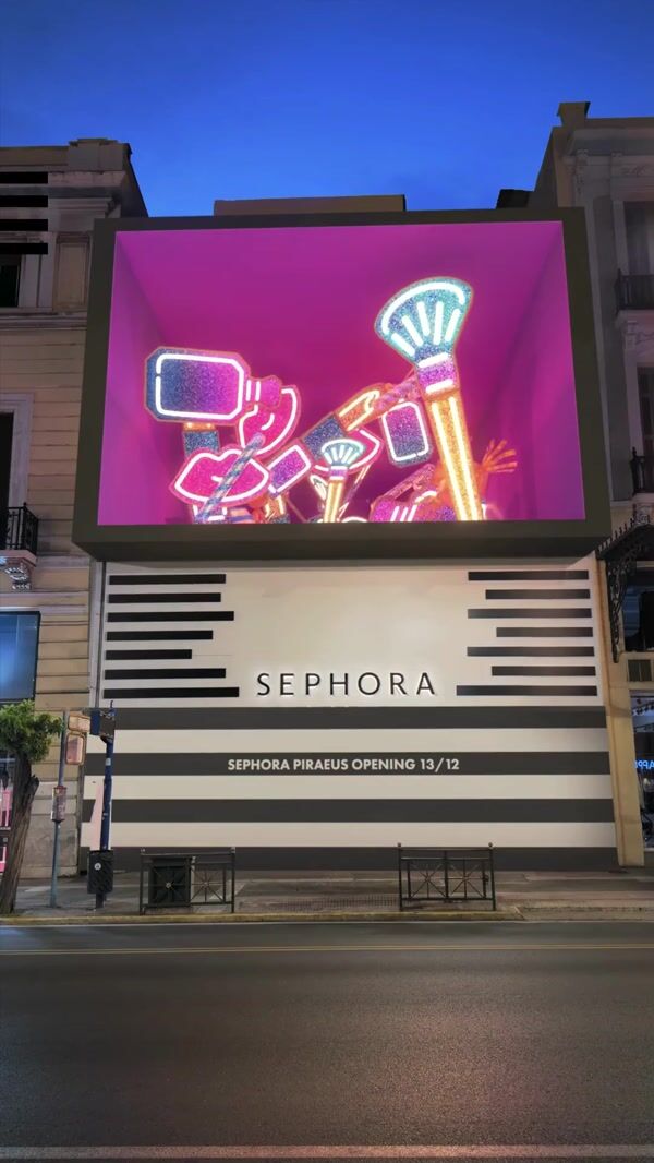 Sephora Beauty Items Emerge from Facade