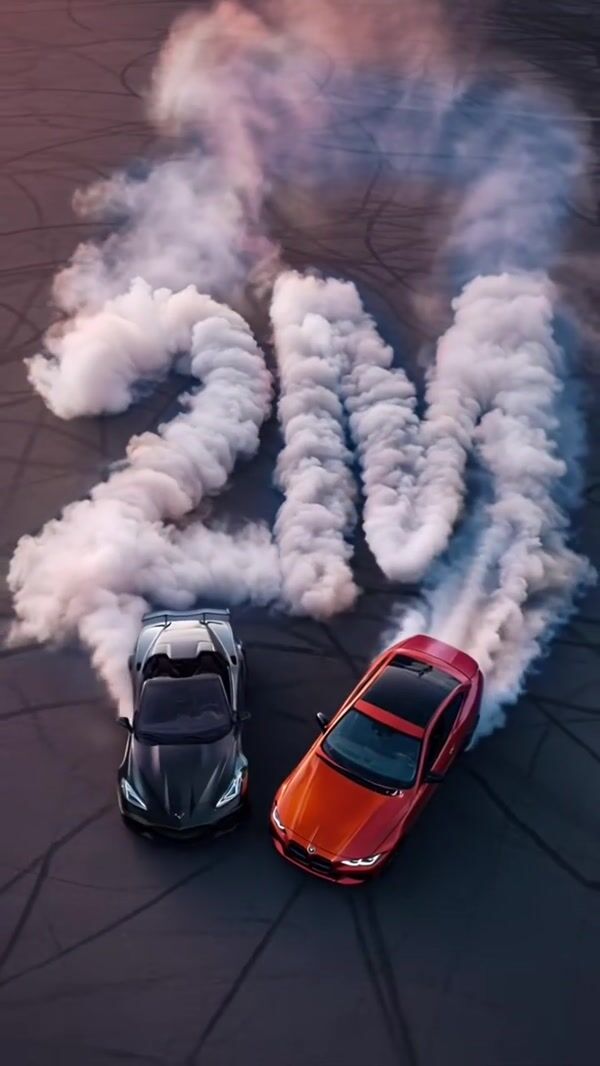 YoungLA Tire Smoke From Cars Forming 2M