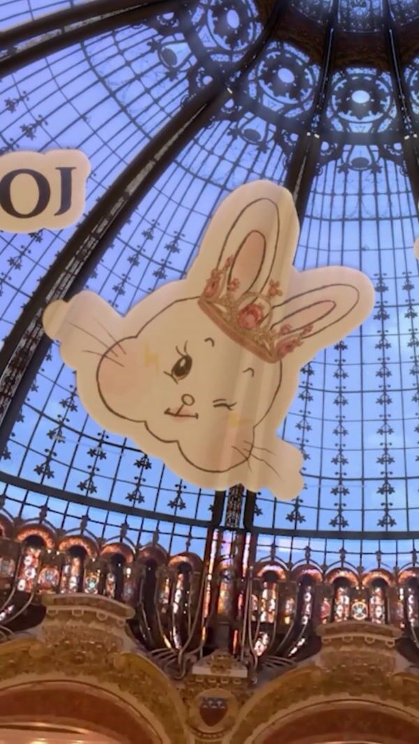 Galeries Lafayette BOJ Rabbit Decorates Pop-Up