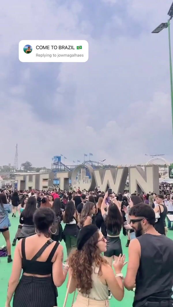 Johnnie Walker Walking Into Festival in Brazil