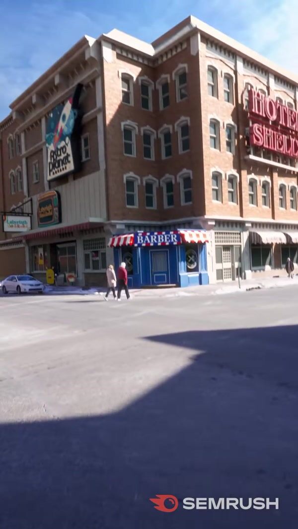 Semrush Barber Shop Expansion at a Street Corner