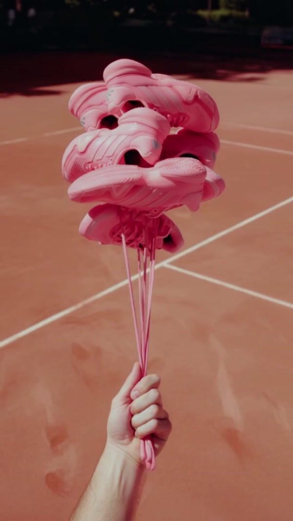 Adidas Shoe Bouquet Floats Away